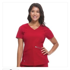 SCRUB SET Healing Hands 360 - Ladies Serena V-Neck Scrub Top Nisha scrub pant